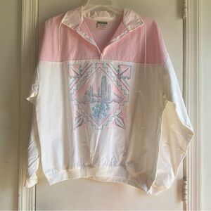 Vintage Pink and White Sweatshirt
